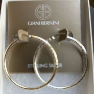 Giani Bernini Silver Hoop Earrings